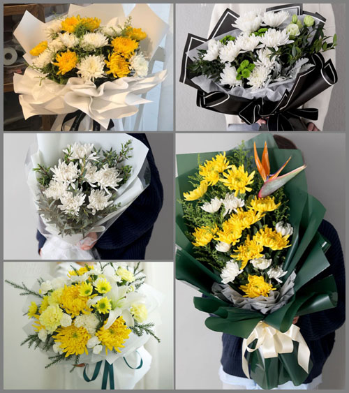 广东清远市佛冈县龙山镇黄塱村白事花束代送